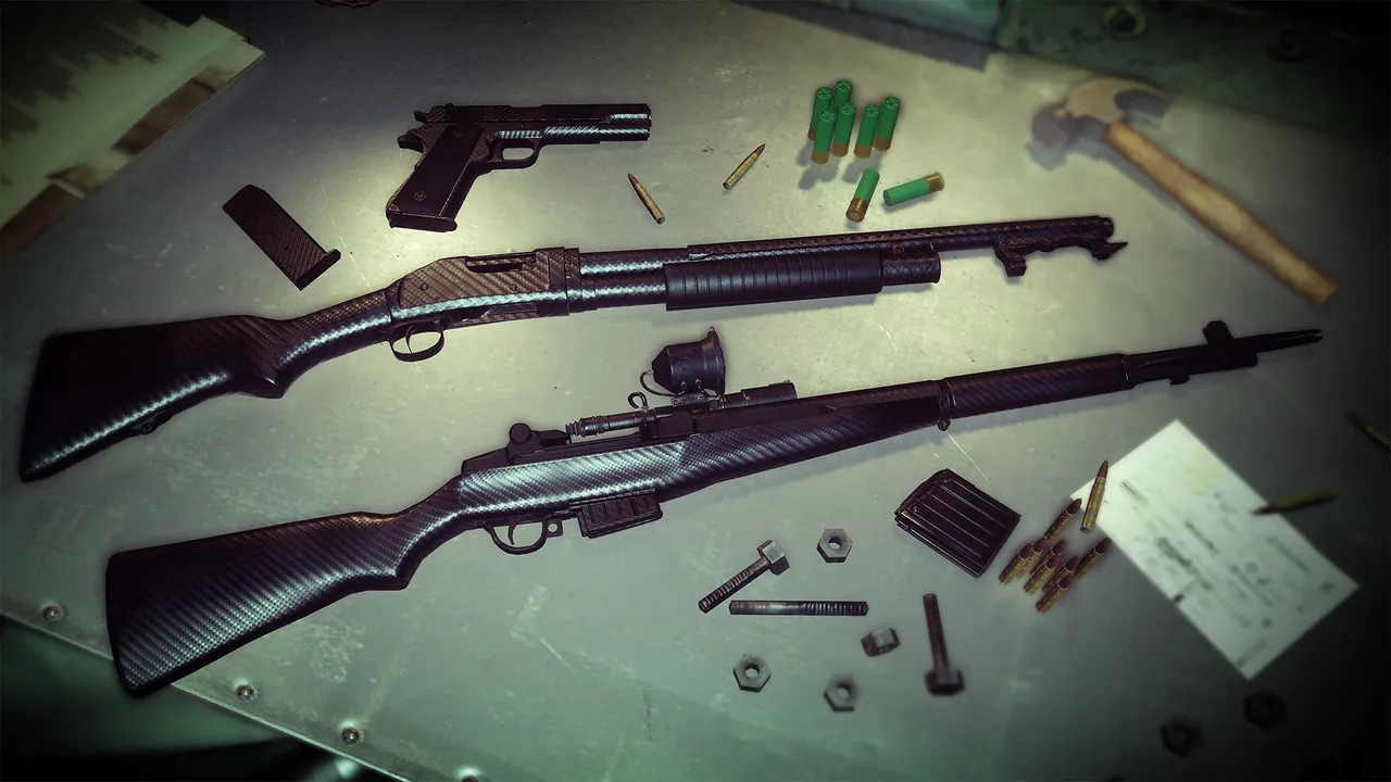 Zombie Army 4: Carbon Weapon Skins Screenshot 0