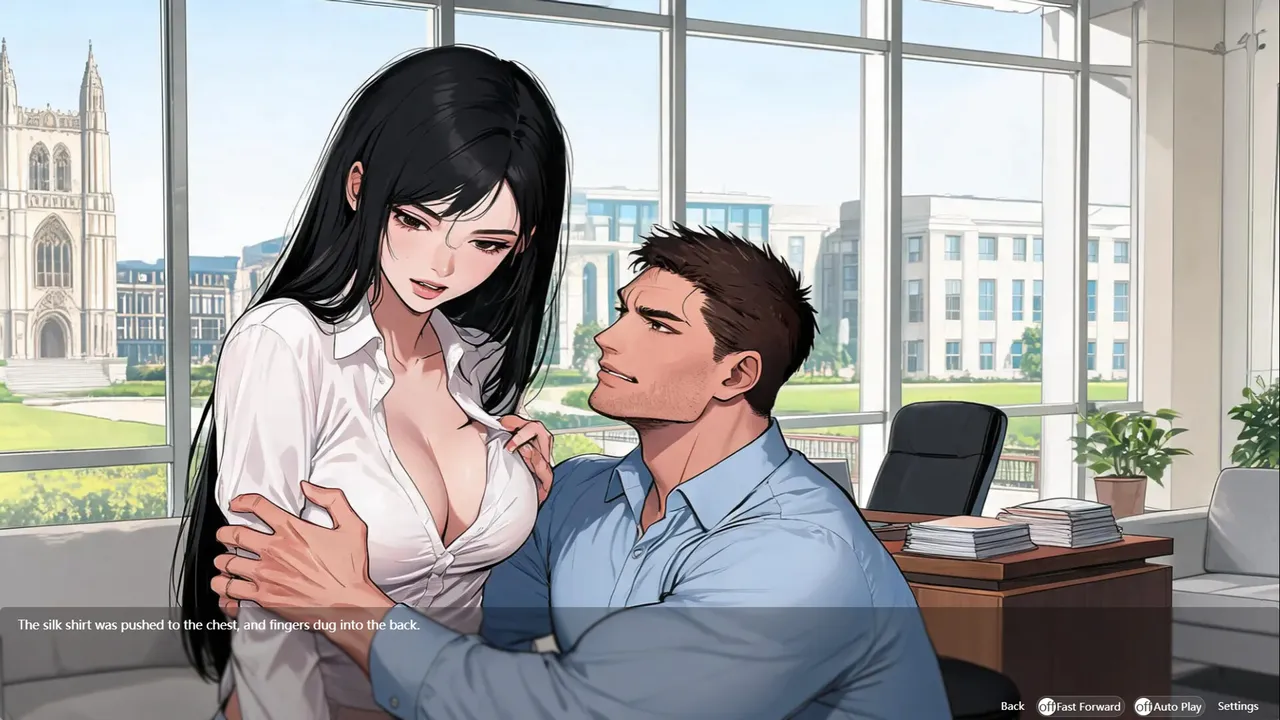 Sexy Psychologist's Wild Office Kiss Screenshot 7