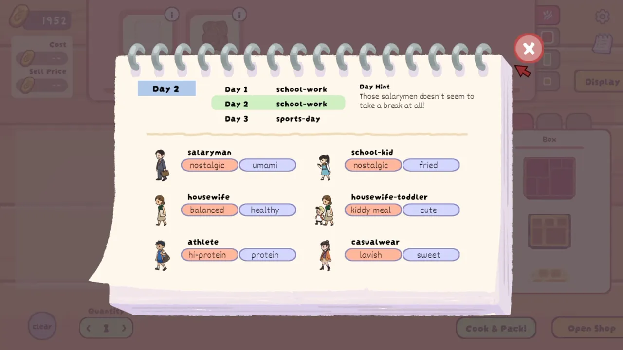 Bento Days Screenshot 1
