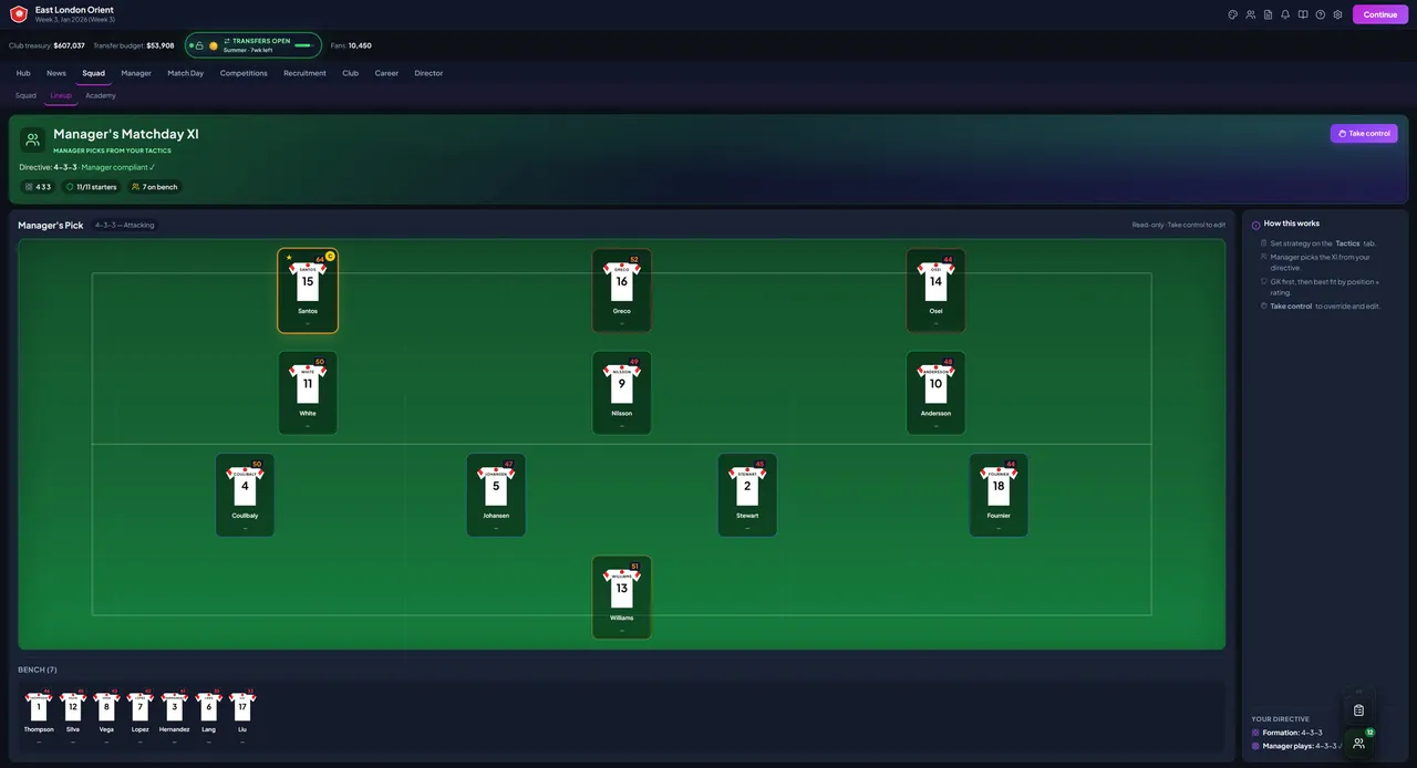 Football Boardroom Screenshot 6