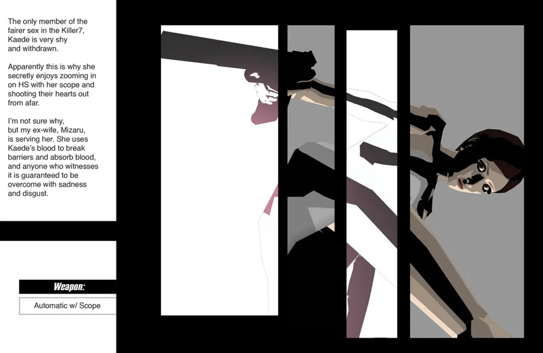 killer7: Digital Art Booklet Screenshot 2