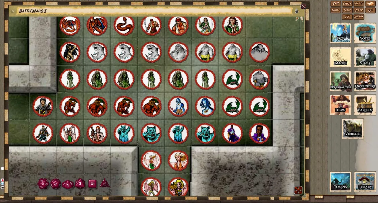 Fantasy Grounds - 50 Fathoms Online Gaming Tokens (Savage Worlds) (Token Pack) Screenshot 0