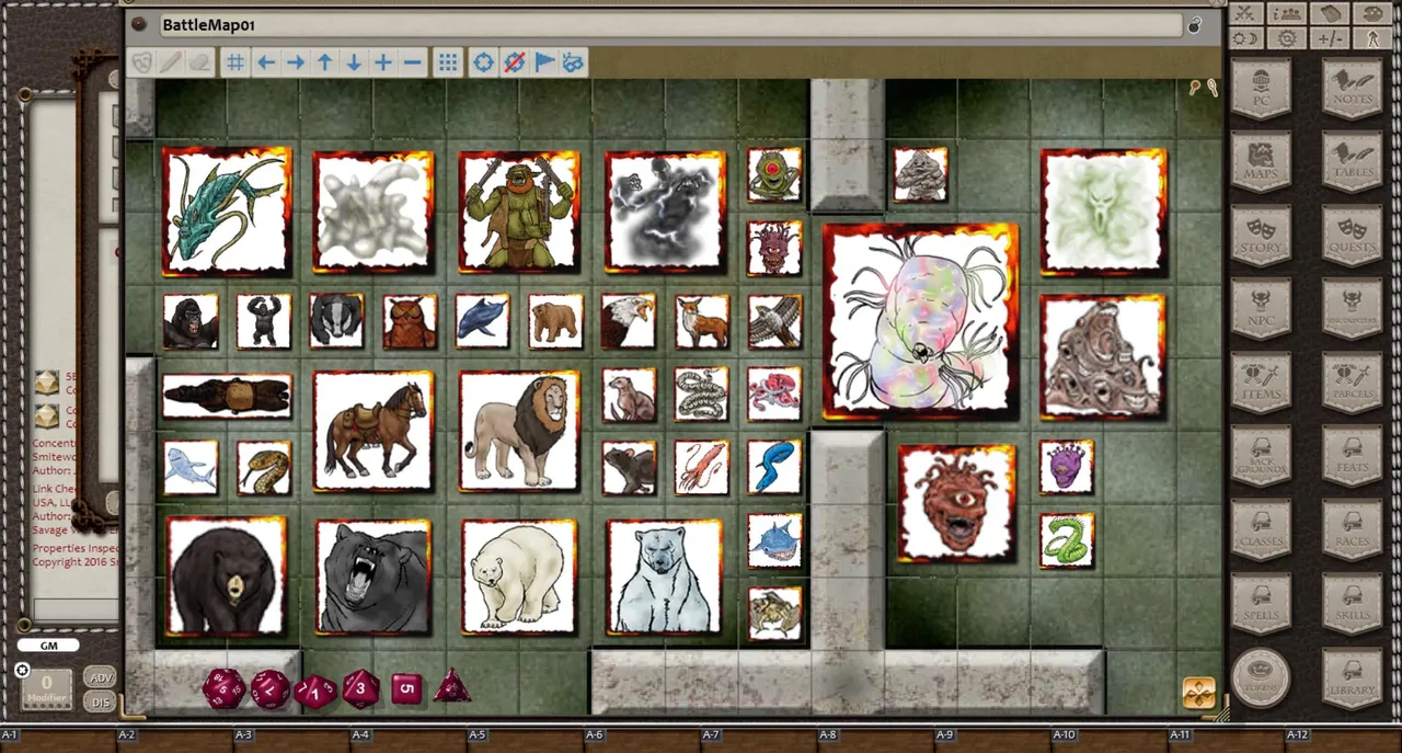 Fantasy Grounds - Online Gaming Pack #1: Animals & Aberrations Screenshot 0