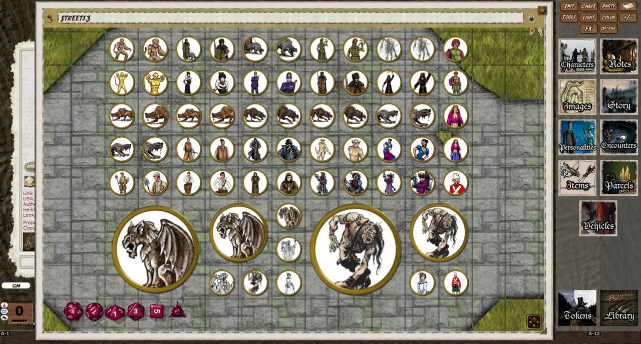 Fantasy Grounds - Rippers Online Gaming Figure Flats (Token Pack) Screenshot 2