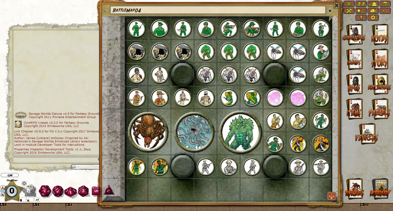 Fantasy Grounds - Tour of Darkness Online Gaming (Token Pack) Screenshot 1