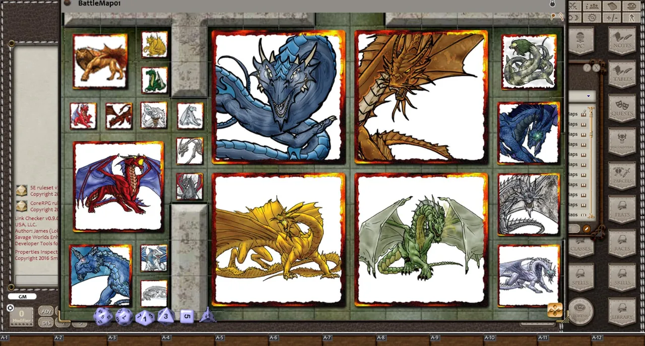 Fantasy Grounds - Gaming #5: Dragons & Giants (Token Pack) Screenshot 1