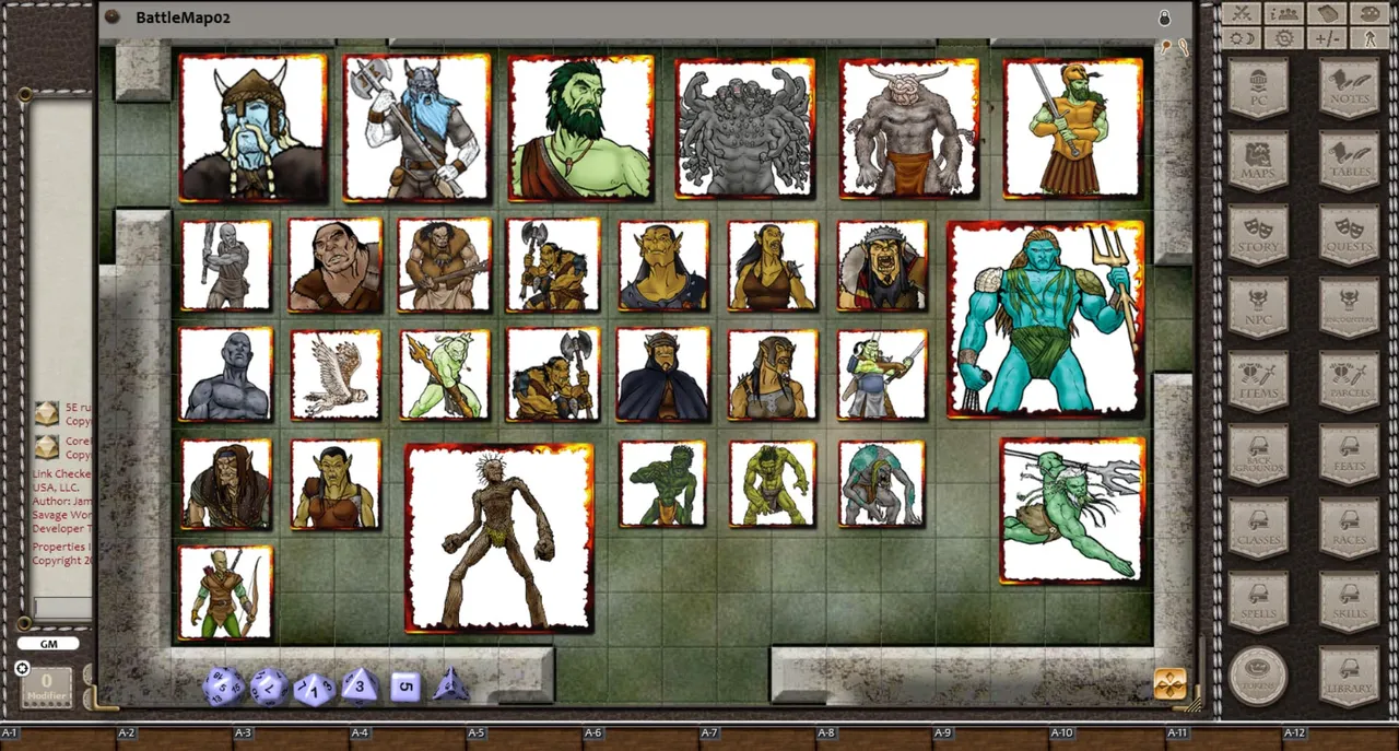 Fantasy Grounds - Gaming #5: Dragons & Giants (Token Pack) Screenshot 3