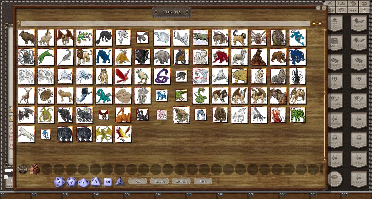 Fantasy Grounds - Gaming #6: Magical Beasts (Token Pack) Screenshot 1
