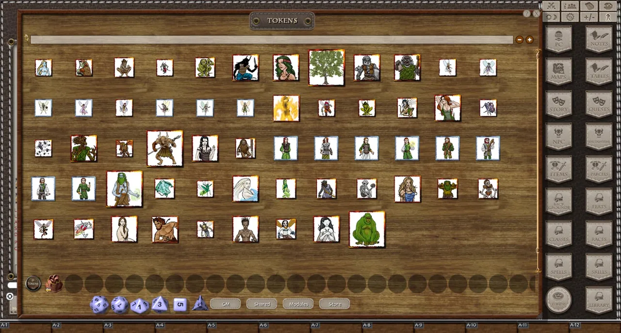 Fantasy Grounds - Gaming #7: Constructs, Elementals, & Fey (Token Pack) Screenshot 0