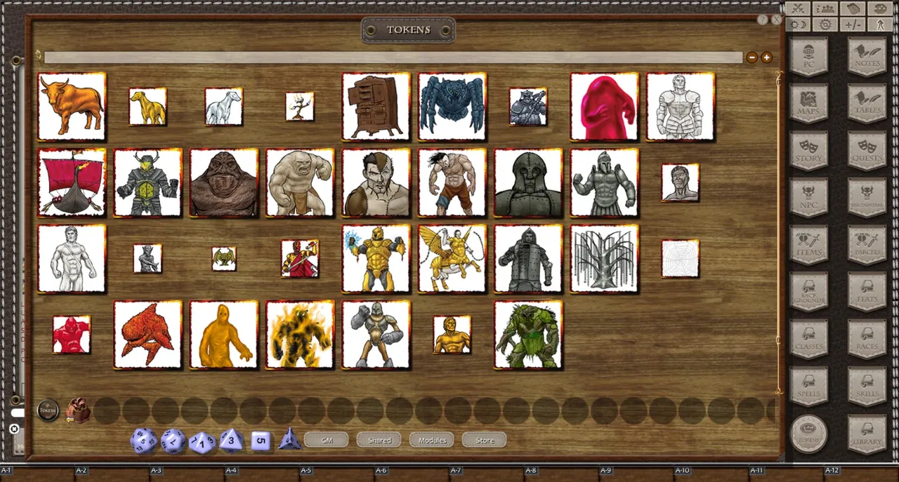 Fantasy Grounds - Gaming #7: Constructs, Elementals, & Fey (Token Pack) Screenshot 3