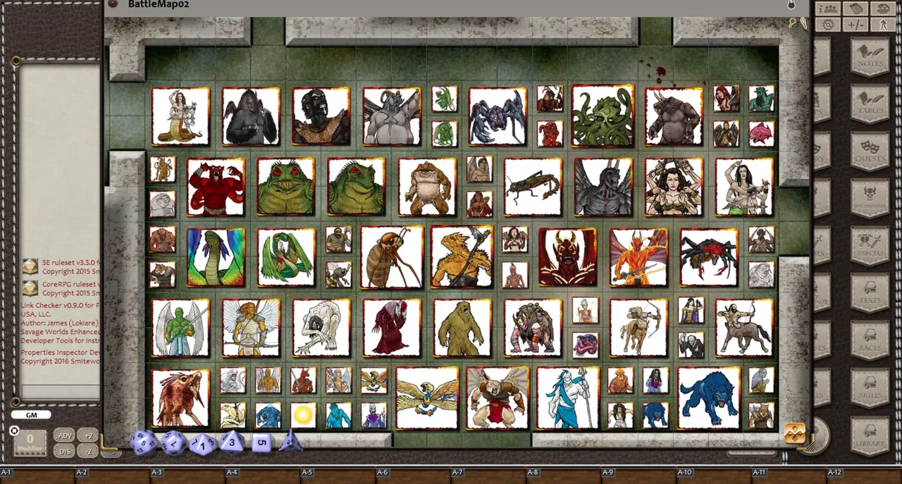 Fantasy Grounds - Gaming #9: Monstrous Humanoids & Outsiders (Token Pack) Screenshot 0