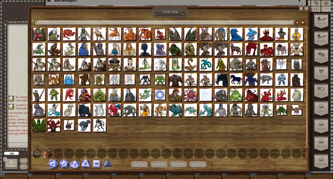 Fantasy Grounds - Gaming #9: Monstrous Humanoids & Outsiders (Token Pack) Screenshot 1
