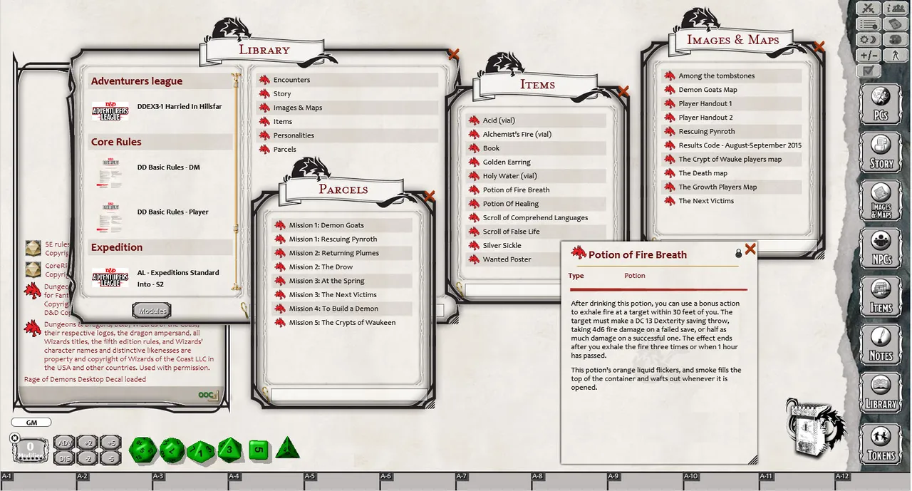 Fantasy Grounds - Dungeons & Dragons: Harried in Hillsfar Screenshot 2