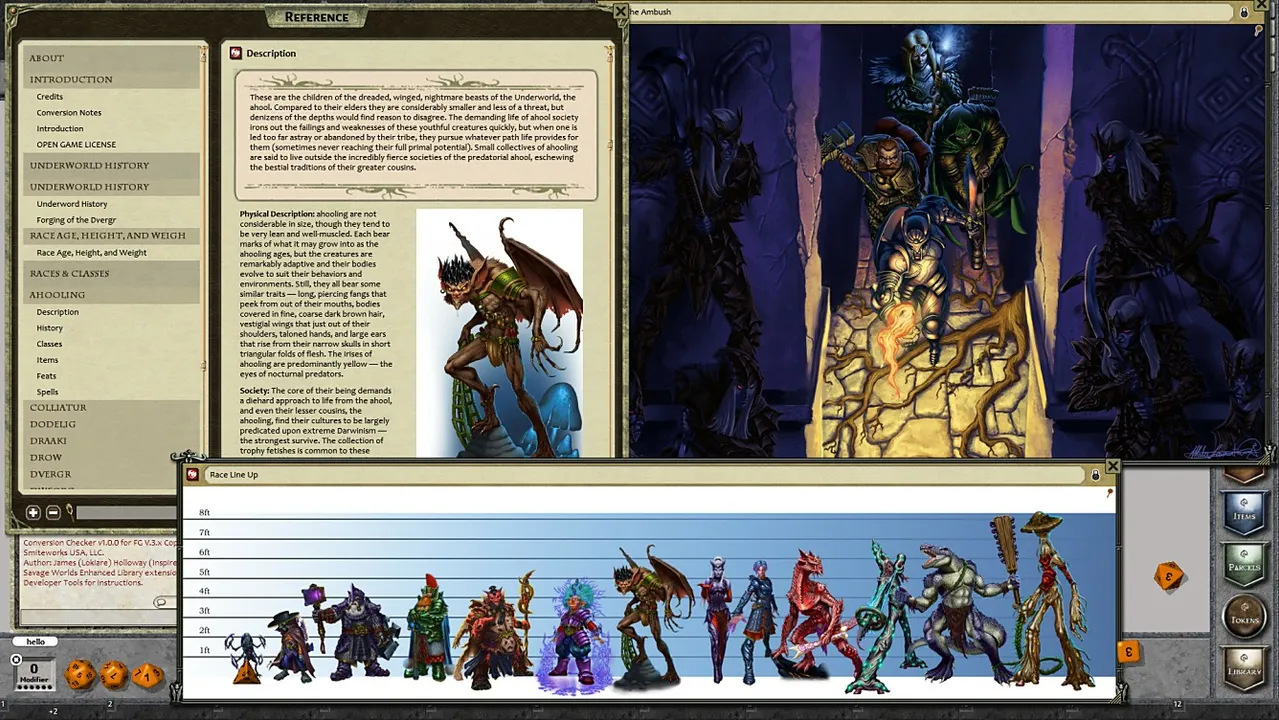 Fantasy Grounds - Underworld Races & Classes (PFRPG) Screenshot 3