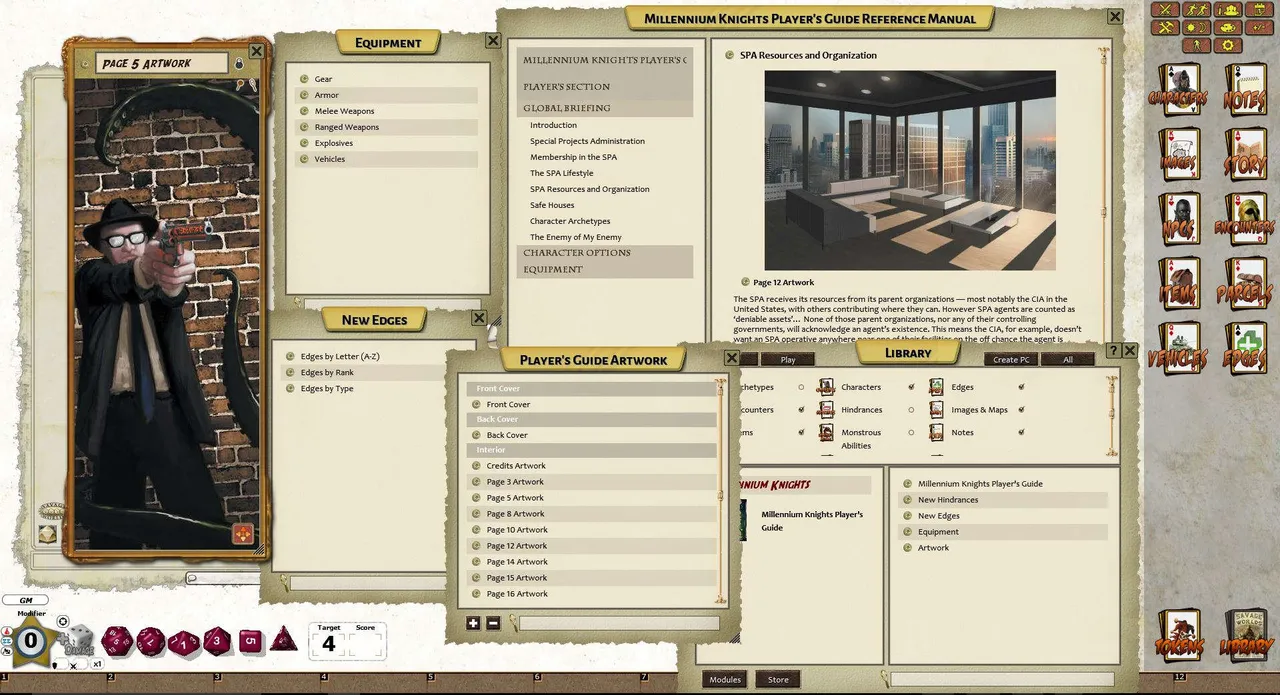 Fantasy Grounds - Millennium Knights (Savage Worlds) Screenshot 1