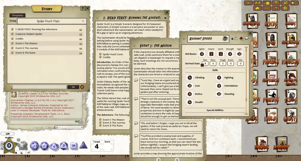 Fantasy Grounds - Kith'takharos Simple Scenario Bundle (Savage Worlds) Screenshot 3