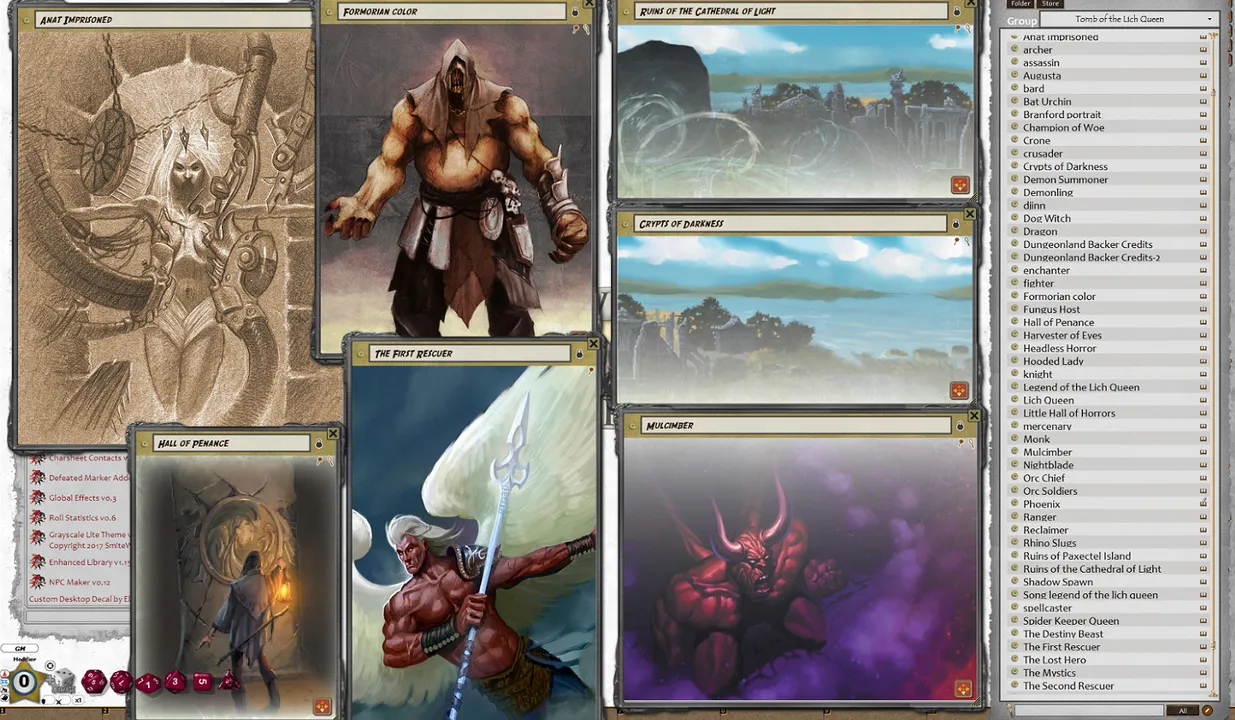 Fantasy Grounds - Dungeonlands: Tomb of the Lich Queen (Savage Worlds) Screenshot 4