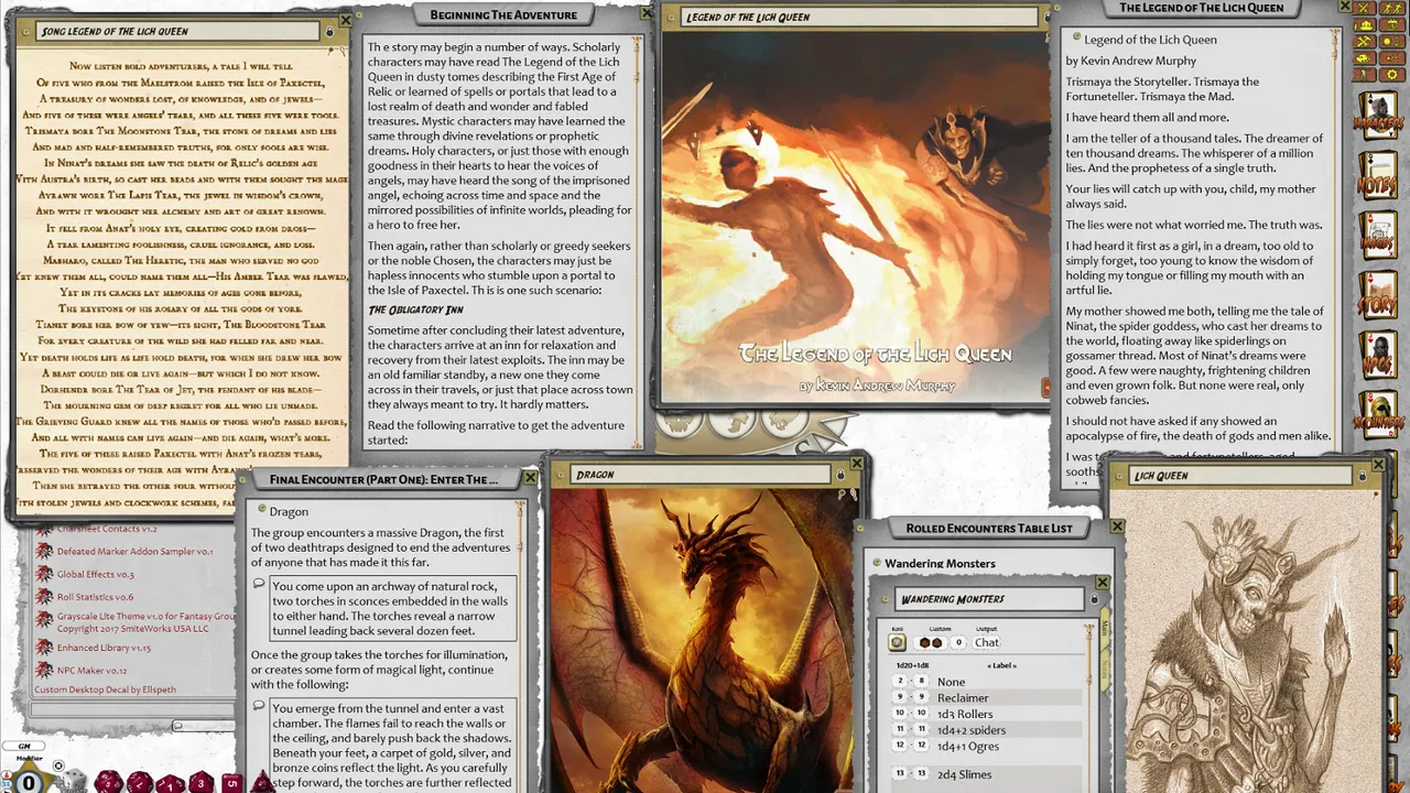 Fantasy Grounds - Dungeonlands: Tomb of the Lich Queen (Savage Worlds) Screenshot 3