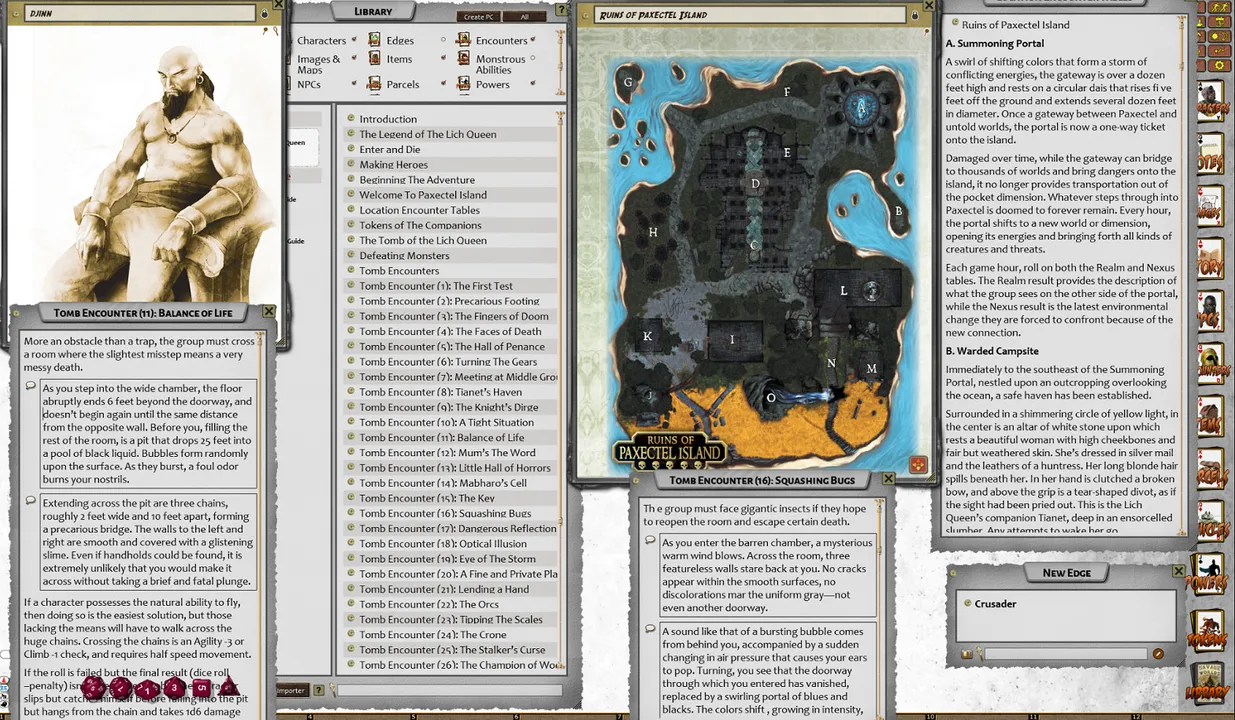 Fantasy Grounds - Dungeonlands: Tomb of the Lich Queen (Savage Worlds) Screenshot 0