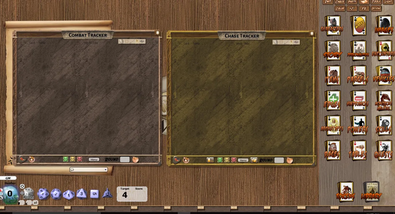 Fantasy Grounds - Fantasy Skin (Savage Worlds) Screenshot 2