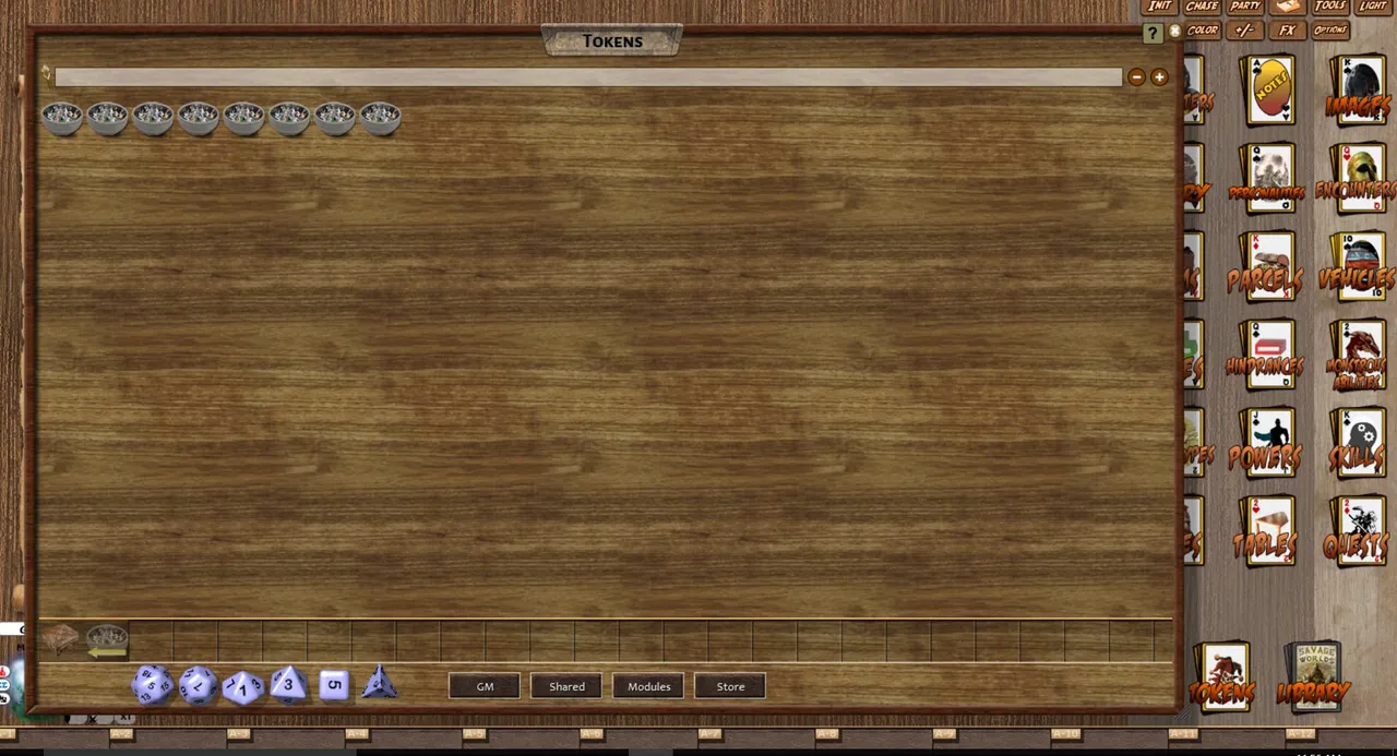 Fantasy Grounds - Fantasy Skin (Savage Worlds) Screenshot 0
