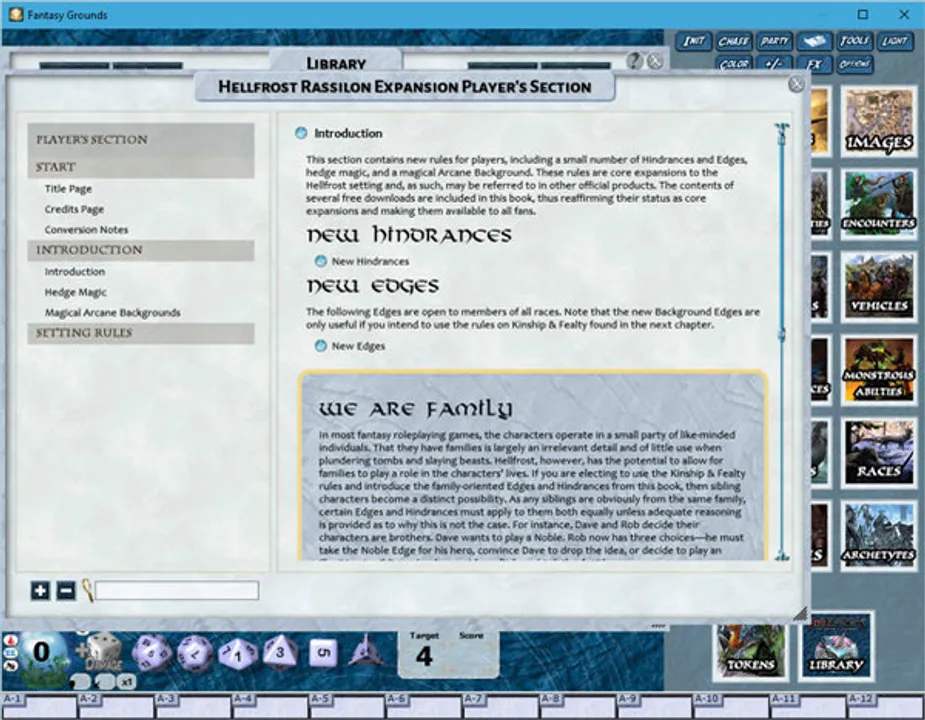 Fantasy Grounds - Hellfrost: Rassilon Expansion (Savage Worlds) Screenshot 1