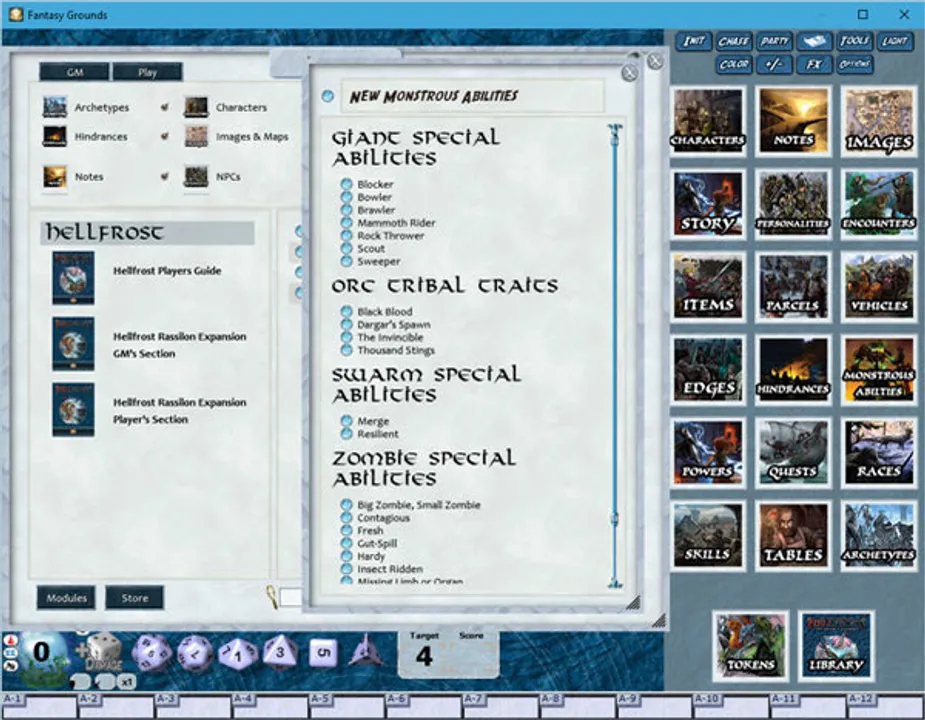 Fantasy Grounds - Hellfrost: Rassilon Expansion (Savage Worlds) Screenshot 0