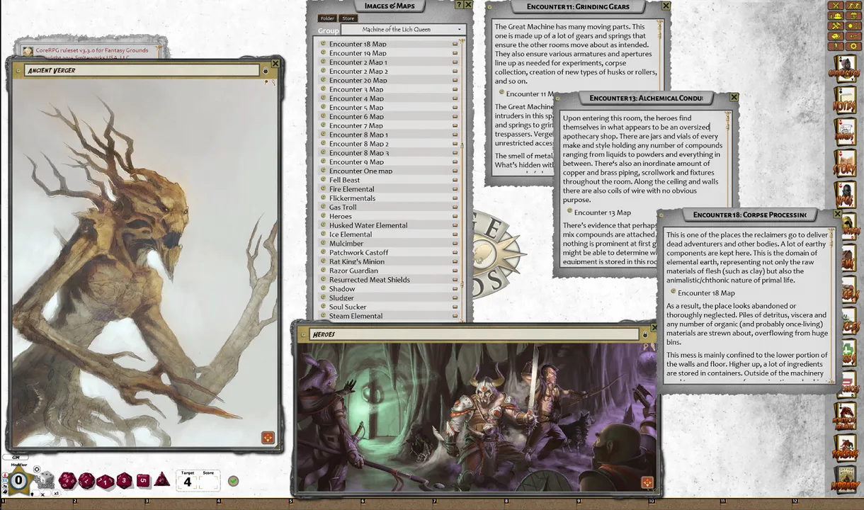 Fantasy Grounds - Dungeonlands: Machine of the Lich Queen (Savage Worlds) Screenshot 2