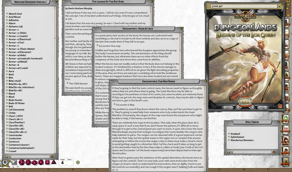Fantasy Grounds - Dungeonlands: Machine of the Lich Queen (Savage Worlds) Screenshot 1