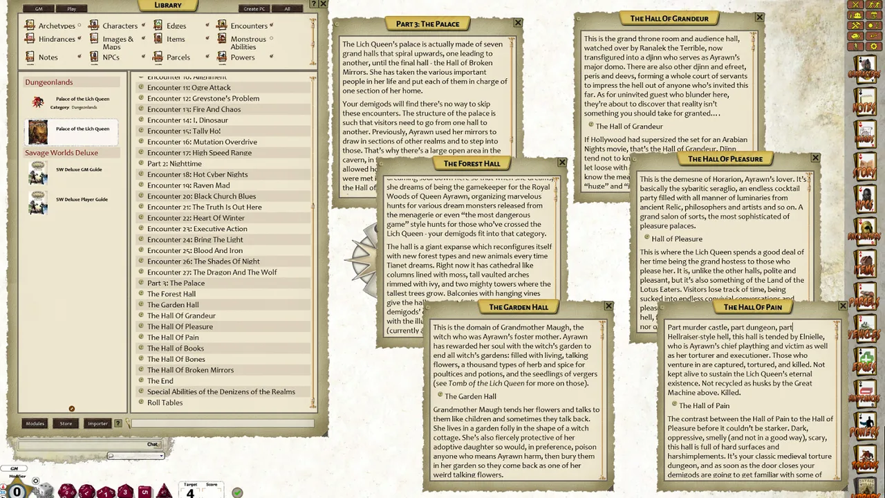 Fantasy Grounds - Dungeonlands: Palace of the Lich Queen (Savage Worlds) Screenshot 0
