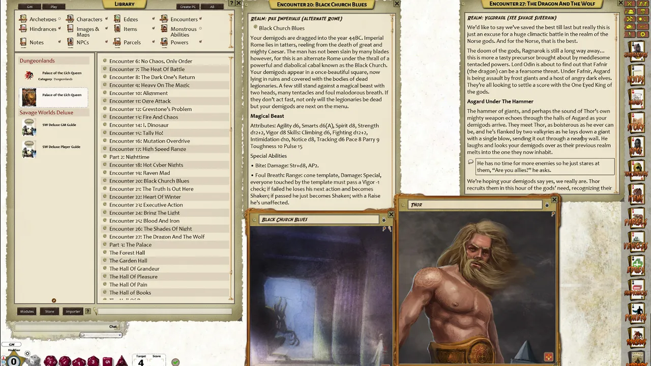 Fantasy Grounds - Dungeonlands: Palace of the Lich Queen (Savage Worlds) Screenshot 2