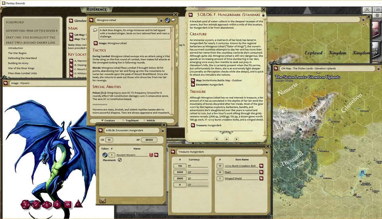 Fantasy Grounds - Pathfinder RPG - Kingmaker AP 5: War of the River Kings Screenshot 1
