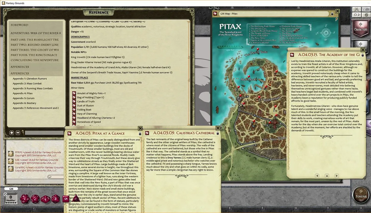Fantasy Grounds - Pathfinder RPG - Kingmaker AP 5: War of the River Kings Screenshot 6