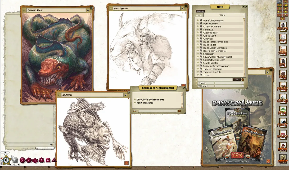 Fantasy Grounds - Dungeonlands: Consort of the Lich Queen (Savage Worlds) Screenshot 1