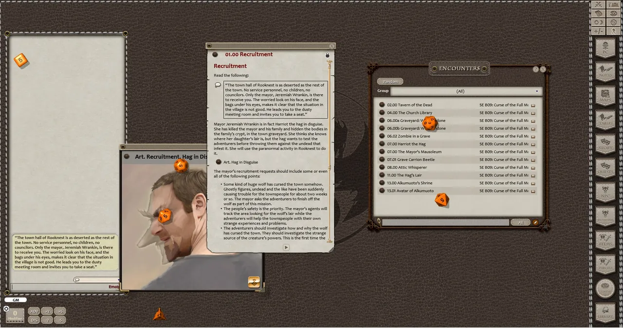 Fantasy Grounds - B09: Curse of the Full Moon (5E) Screenshot 1