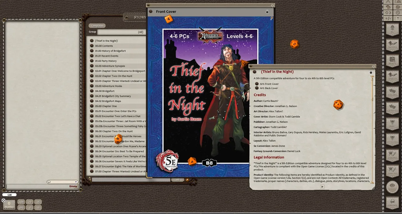Fantasy Grounds - B08: Thief in the Night (5E) Screenshot 1