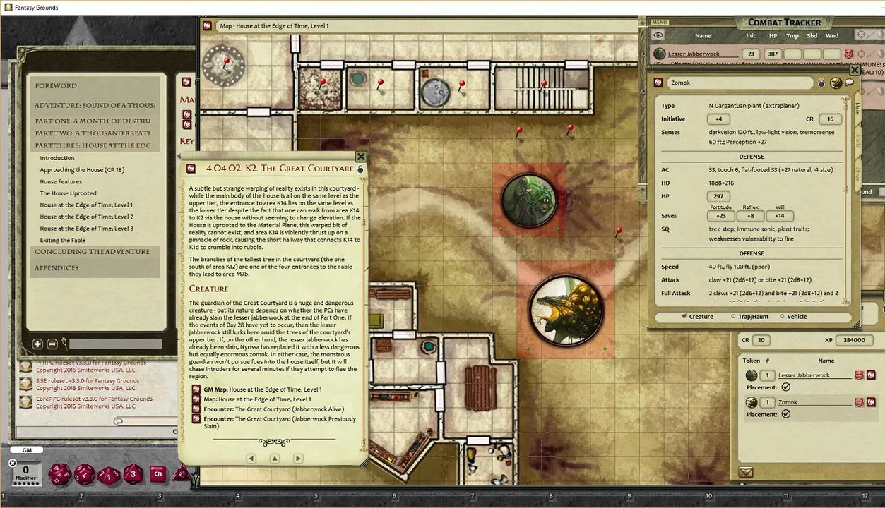 Fantasy Grounds - Pathfinder RPG - Kingmaker AP 6: Sound of a Thousand Screams Screenshot 1