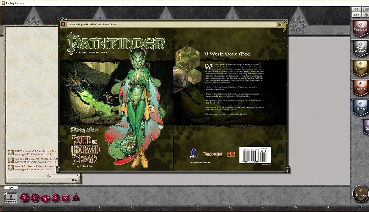 Fantasy Grounds - Pathfinder RPG - Kingmaker AP 6: Sound of a Thousand Screams Screenshot 4