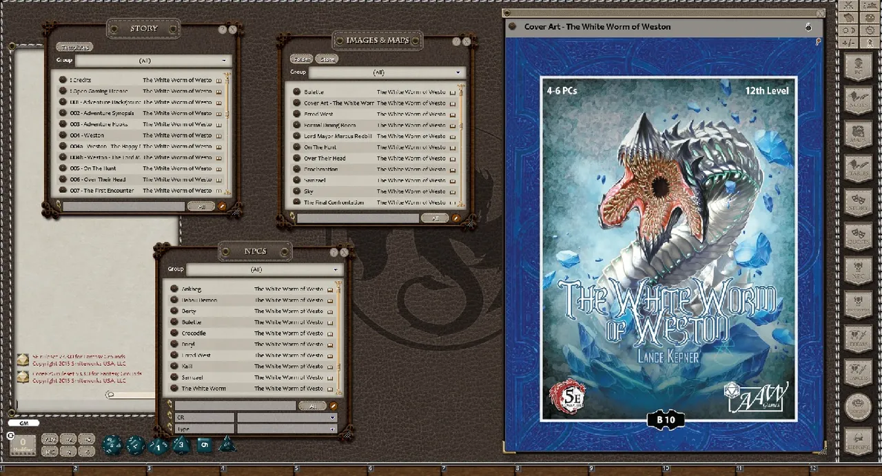 Fantasy Grounds - B10: White Worm of Weston (5E) Screenshot 1