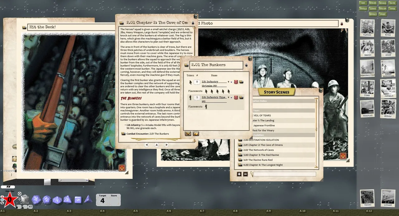 Fantasy Grounds - Weird Wars II: Island of Dreams (Savage Worlds) Screenshot 2