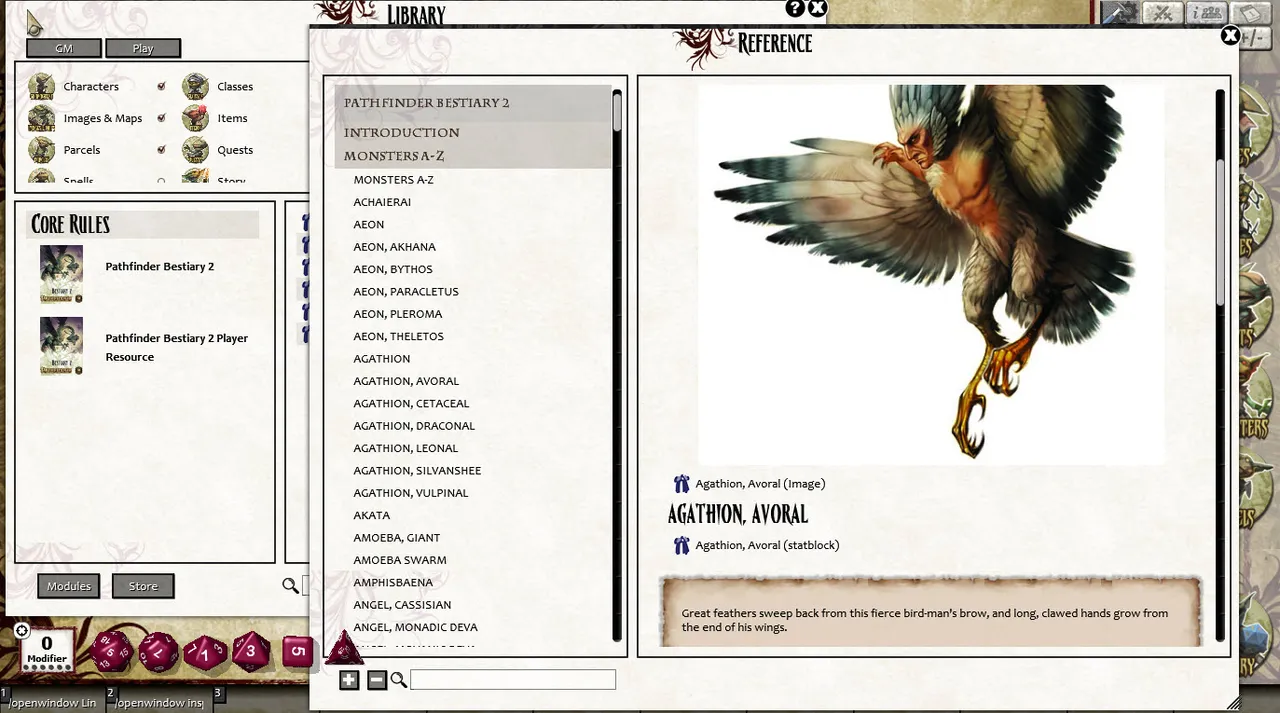 Fantasy Ground - Pathfinder RPG - Bestiary 2 Pack (PFRPG) Screenshot 1