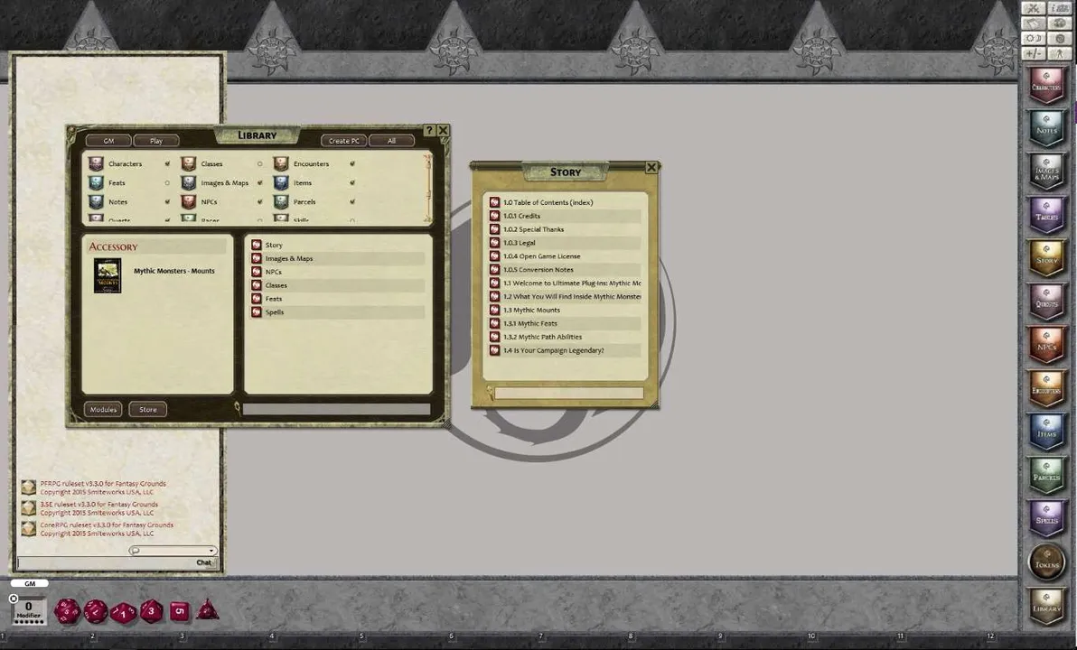 Fantasy Grounds - Mythic Monsters #4: Mounts (PFRPG) Screenshot 0
