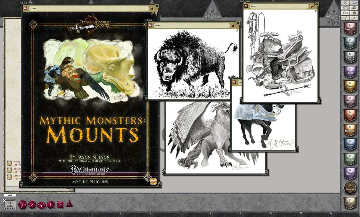 Fantasy Grounds - Mythic Monsters #4: Mounts (PFRPG) Screenshot 3