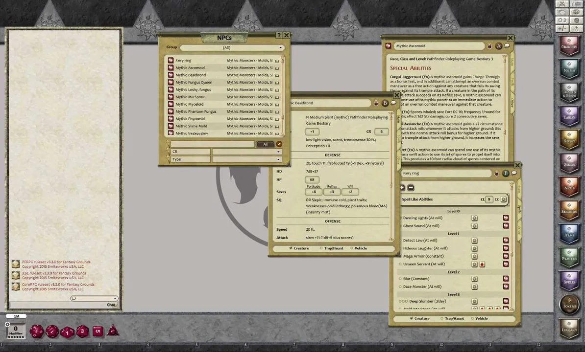 Fantasy Grounds - Mythic Monsters #2: Molds, Slimes, and Fungi (PFRPG) Screenshot 2