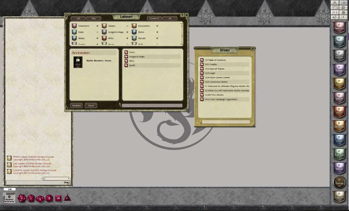 Fantasy Grounds - Mythic Monsters #3: Oozes (PFRPG) Screenshot 0