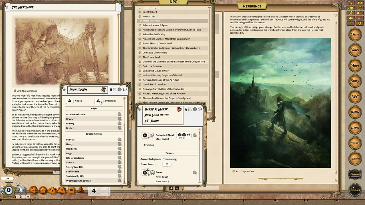 Fantasy Grounds - Shaintar: Legends Unleashed (Savage Worlds) Screenshot 3