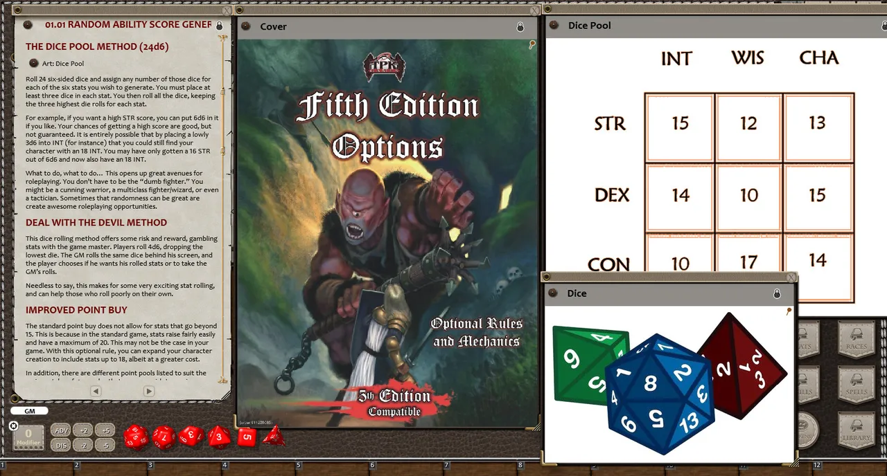 Fantasy Grounds - Fifth Edition Options (5E) Screenshot 1