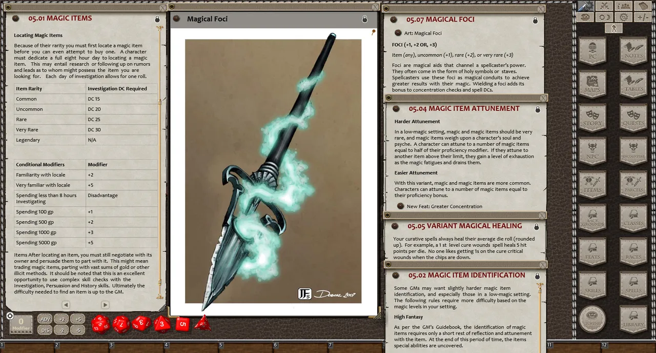 Fantasy Grounds - Fifth Edition Options (5E) Screenshot 3