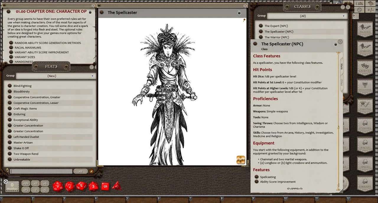 Fantasy Grounds - Fifth Edition Options (5E) Screenshot 0