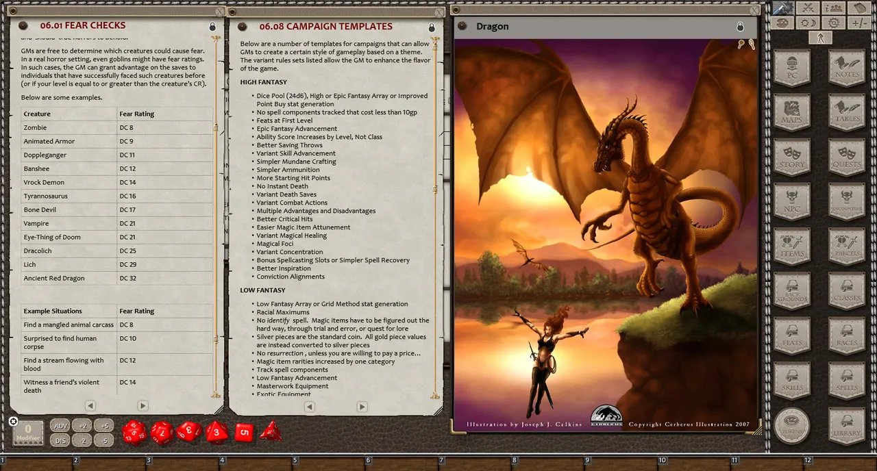 Fantasy Grounds - Fifth Edition Options (5E) Screenshot 2